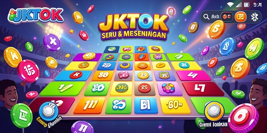 Tampilan gameplay Bingo yang seru dan menantang di JKTOK.