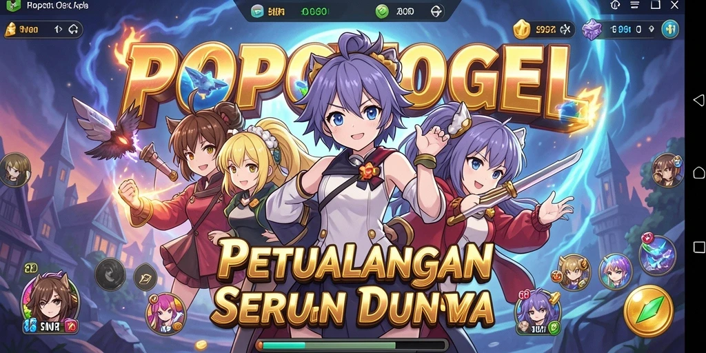 Tangkapan layar menunjukkan gameplay seru dalam dunia Anime.