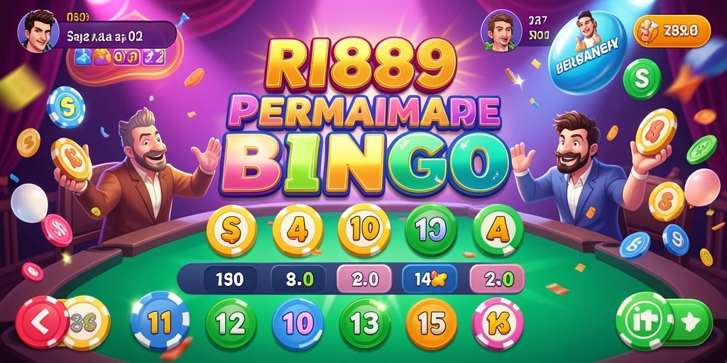 Tampilan gameplay menarik dari aplikasi Bingo RI889.